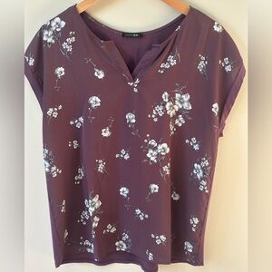 Papermoon Floral Short Sleeve Blouse